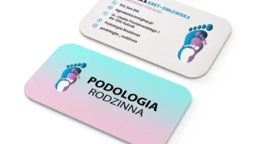 wizytówka podologia