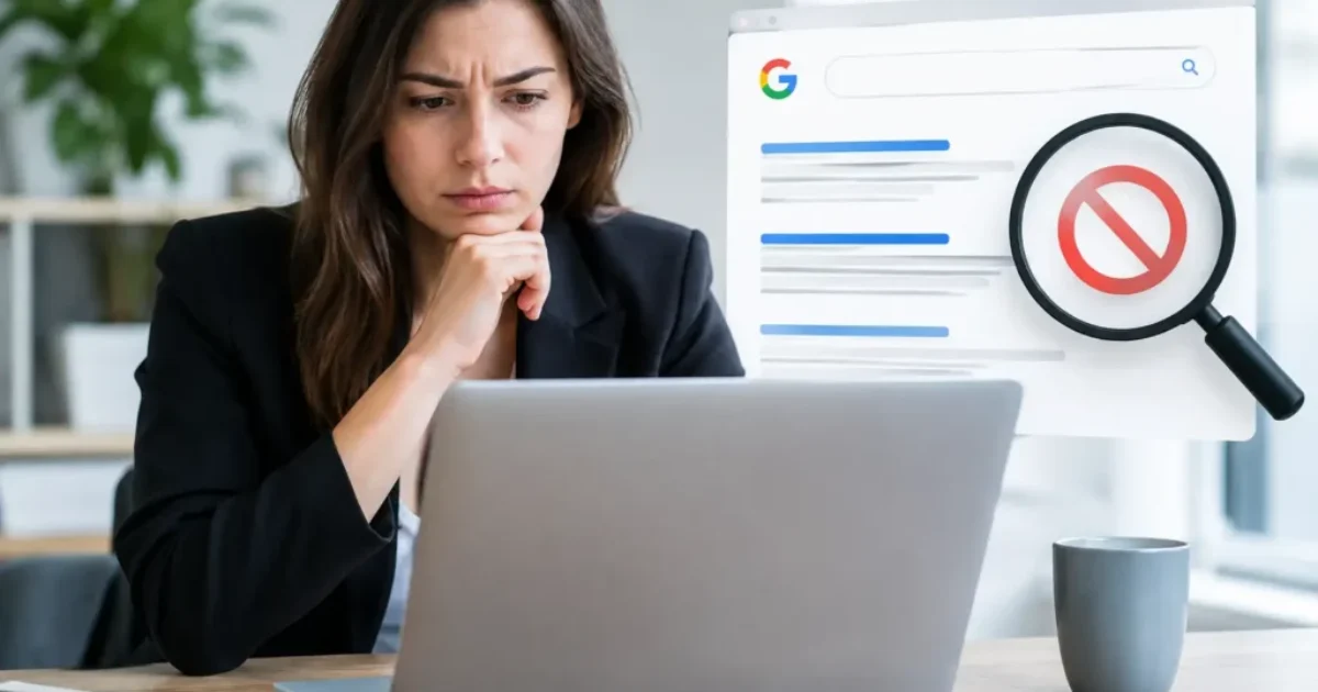 Dlaczego firmy nie ma w Google? 9 powodów